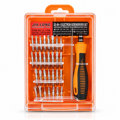 FARAZTOOL PRO-GRIP 32-in-1 Electronic Precision Screwdriver Set (JL-1166)