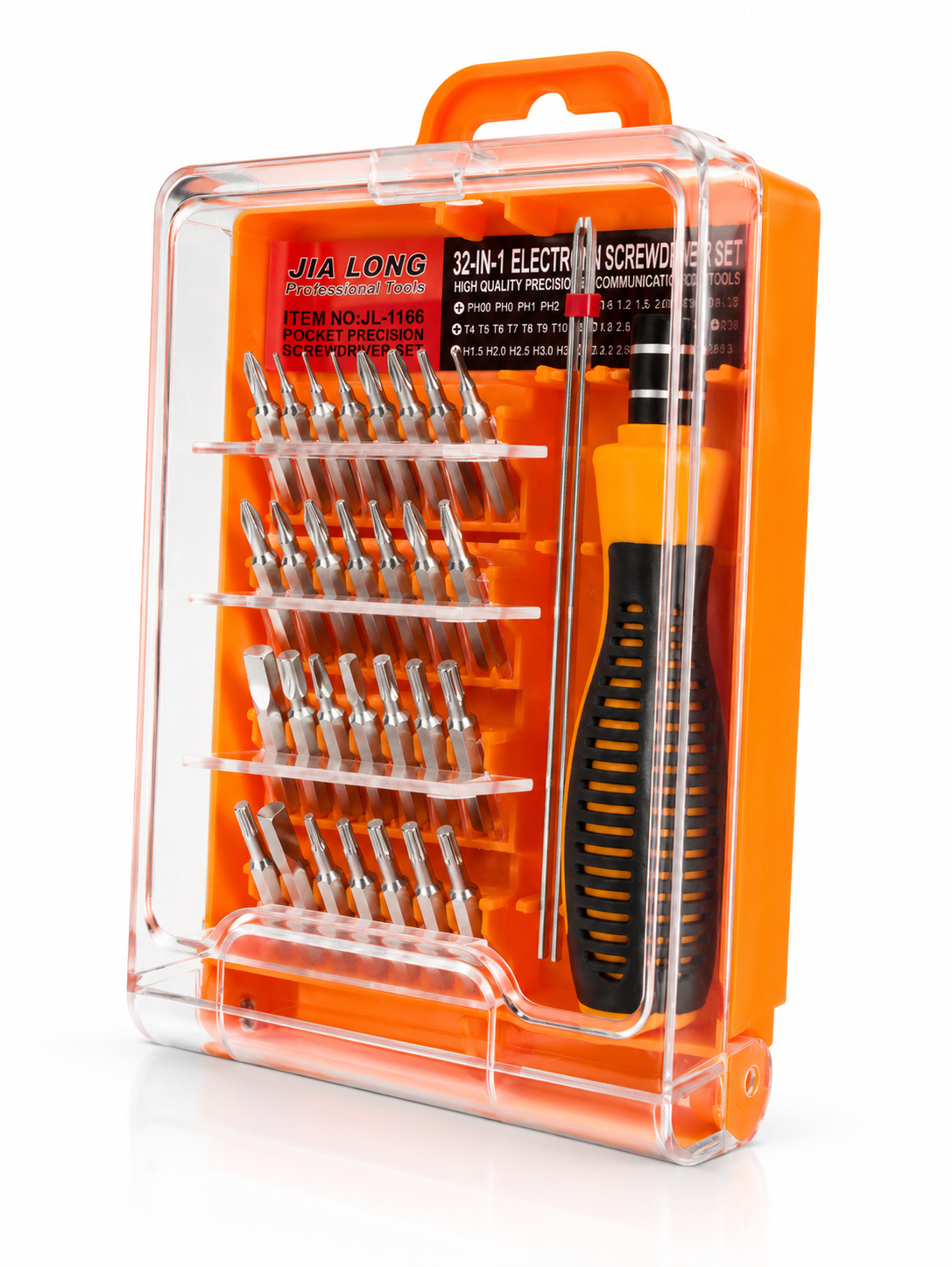 FARAZTOOL PRO-GRIP 32-in-1 Electronic Precision Screwdriver Set (JL-1166)
